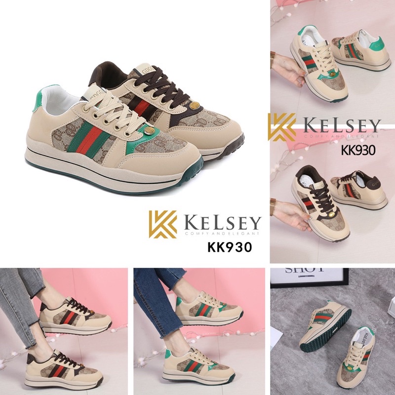 NICOLE Sepatu Sneakers Wanita Kelsey Import KK930