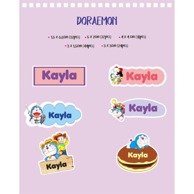 

PO STICKER NAMA ANTI AIR, 1 TEMA DAPAT 192 STICKER