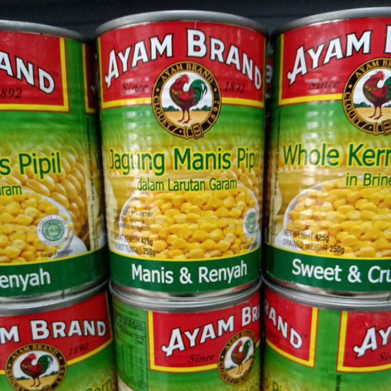 

Ayam Brand Buah Kaleng Whole Kernel Corn 425gr