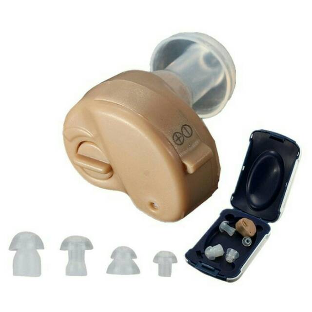 Axon K-80 Original Hearing Aid Alat Bantu Dengar ukuran Mini suara Maksi Baterai AG3