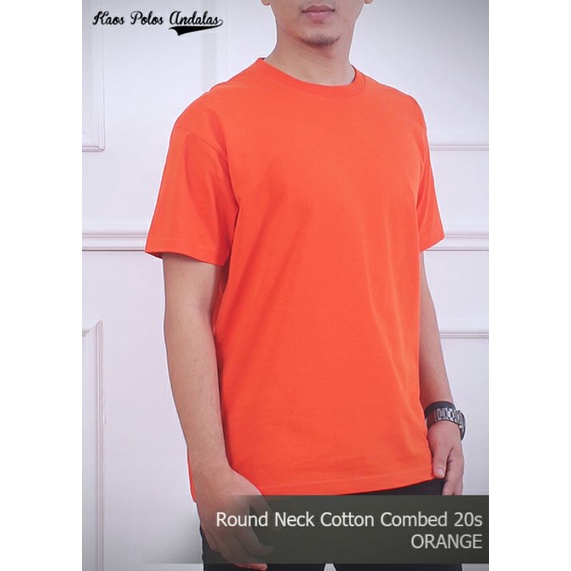 KAOS POLOS COTTON COMBED 20S LENGAN PENDEK SERI WARNA 1