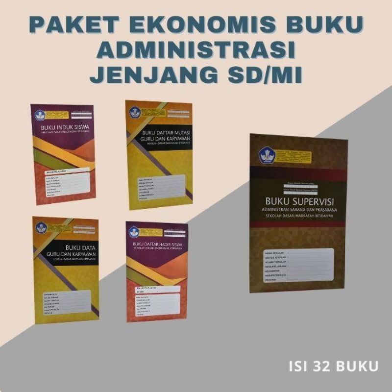 

BUKU JENJANG/TINGKAT SD/MI PAKET EKONOMIS BUKU ADMINISTRASI KURIKULUM 2013