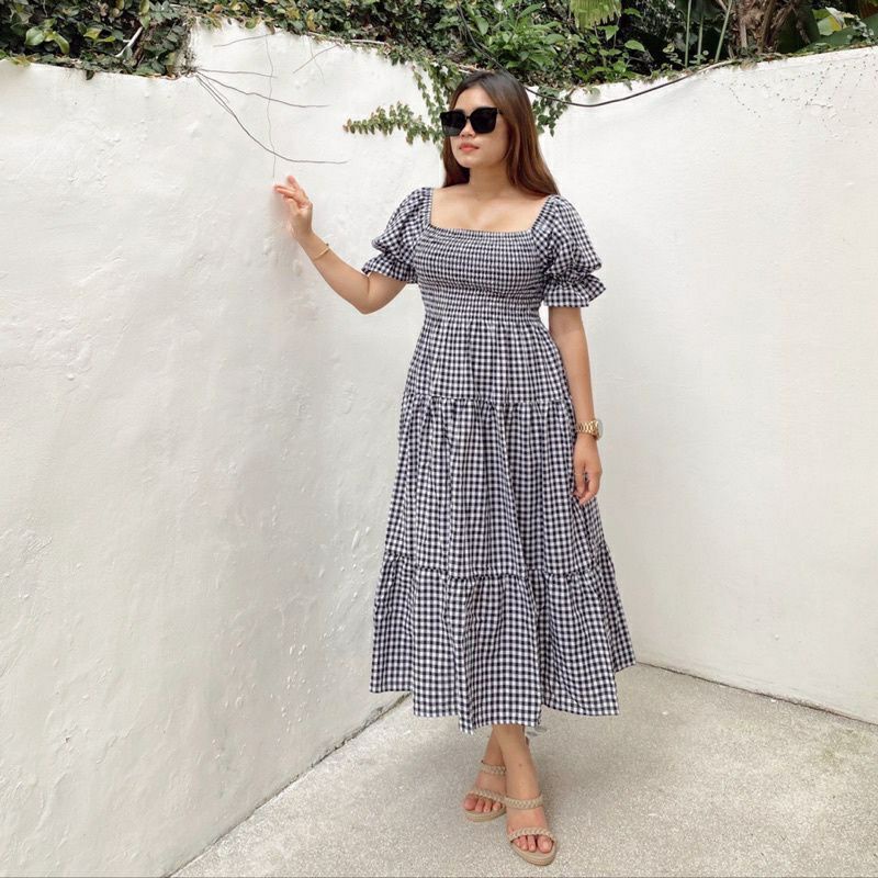 DRESS DENADA / DRESS RUFFLE SUBRINA JUMBO BIG SIZE