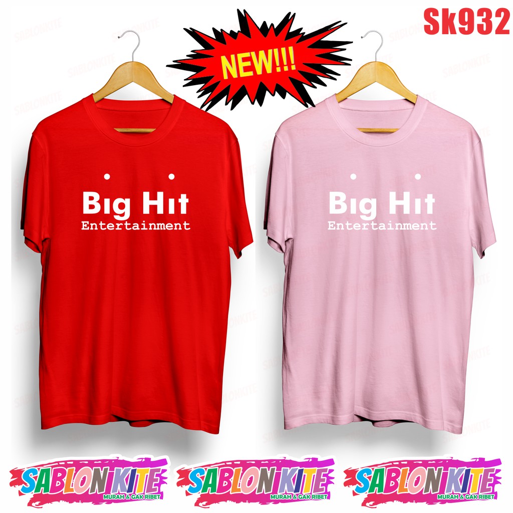 MURAH!!! KAOS KPOP BIGHIT BIG HIT SK932 UNISEX COMBED 30S