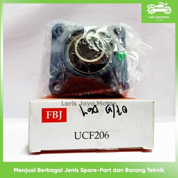 BEARING LAHER UCF 206 ORIGINAL FBJ BEARING  UCF 206 LAHER  UCF 206 BEARING BALL  UCF 206 BANTALAN BO