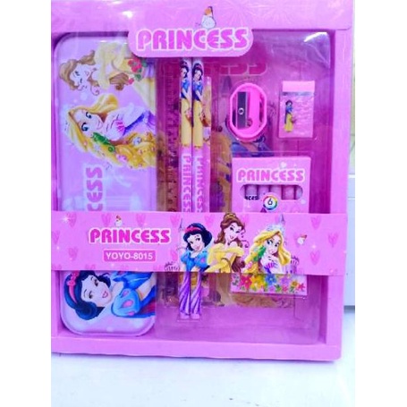 

RESTOCK Kotak pensil set crayon / Alat tulis sekolah / stationary set / ATK karakter / pony /Spiderman / princess / minion ♔ 862