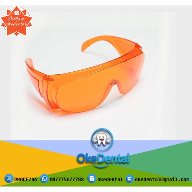 Dental Protective Glass Kaca Mata Dental / Oke Queen