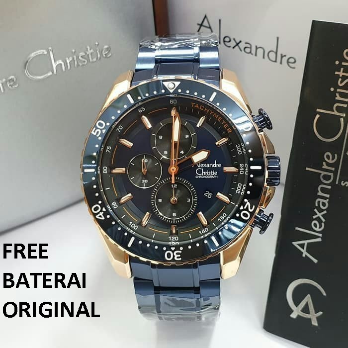 JAM TANGAN PRIA ALEXANDRE CHRISTIE AC 6503 ORIGINAL GARANSI RESMI 1 TAHUN