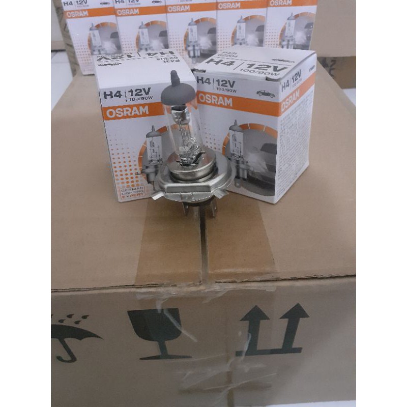 Lampu Mobil/Bohlam Osram halogen H4 12v 100/90w Asli