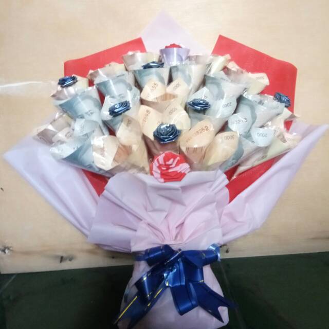 Buket uang kertas