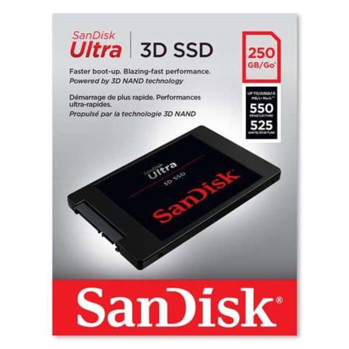 SanDisk Ultra 3D SSD 250GB up to 560Mbps Original Garansi 3 Tahun