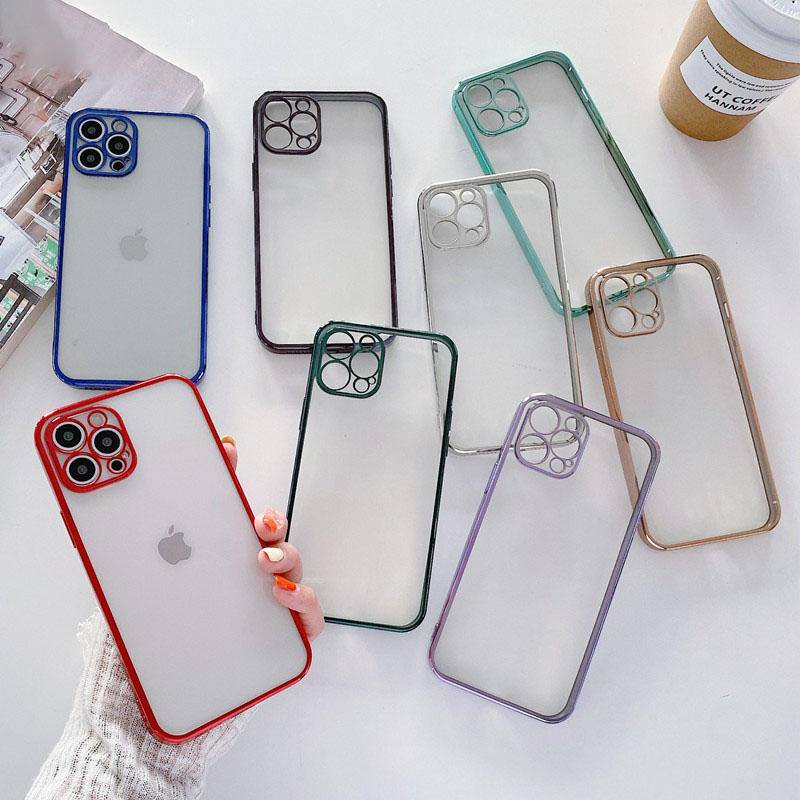 Soft Case TPU Transparan Cover iPhone 13 12 11 Pro MAX Mini X XS MAX XR SE 2022 2020 6 6s 7 8 Plus
