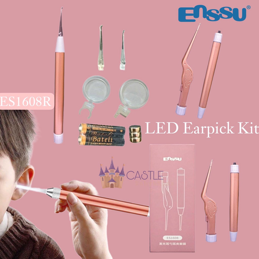 Enssu ES1608R Led Earpick Kit For Children and adults - korek Kuping Led