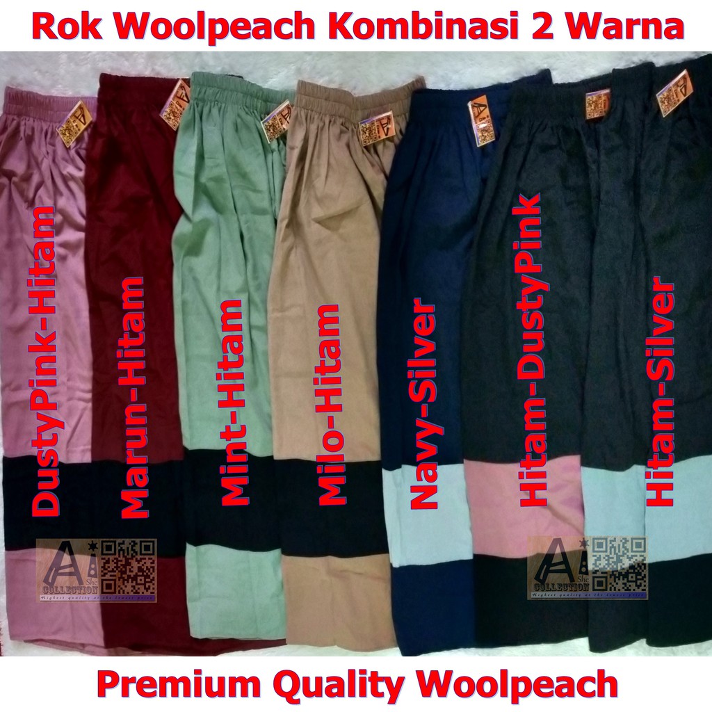 Rok Panjang Wolfis Premium Kombinasi