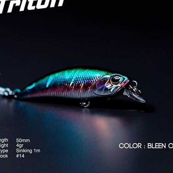 Niedrogi* Exodus Triton lure Color Bleen Opus Termurah**