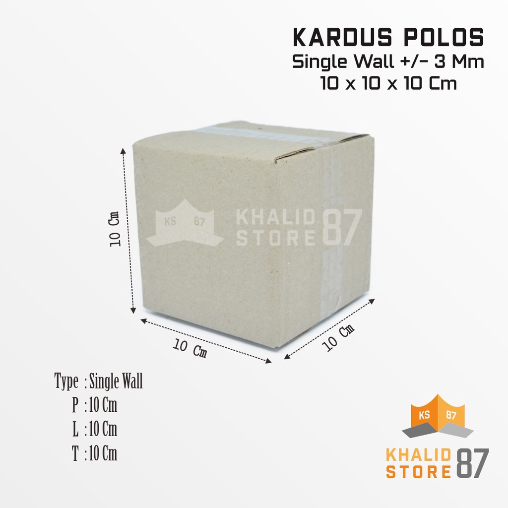 

kardus packing ukuran 10x10x10cm kardus polos dus box packing murah