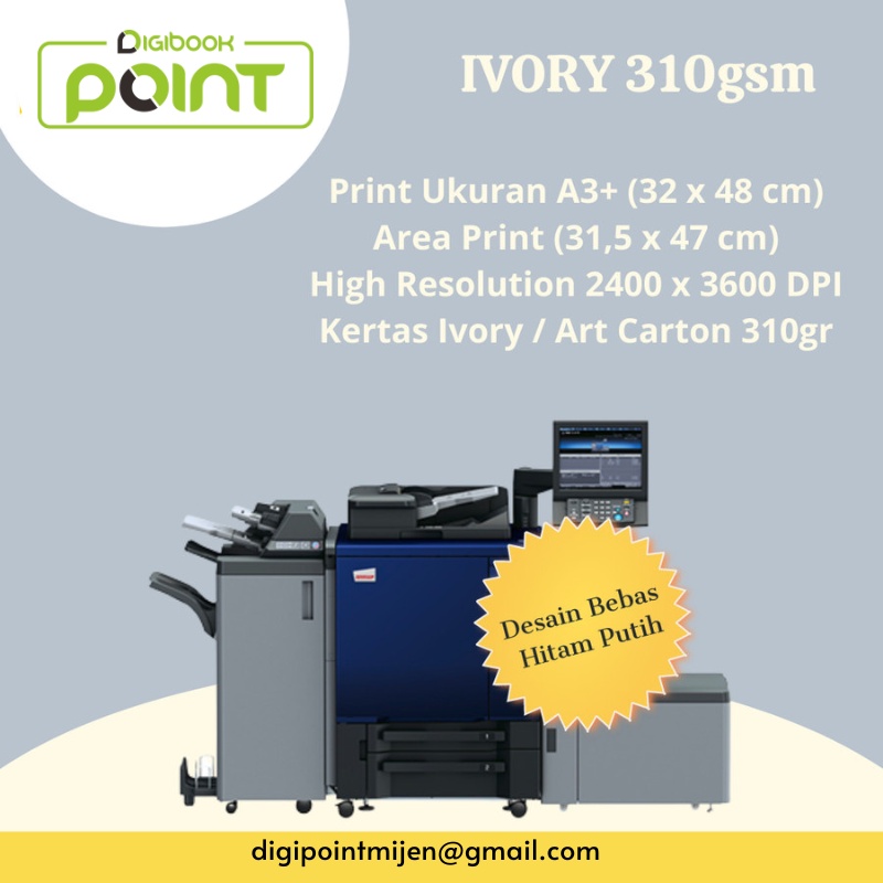 Print Kertas A3 Art carton 310 gr / Cetak print A3+ Art carton 310 gsm
