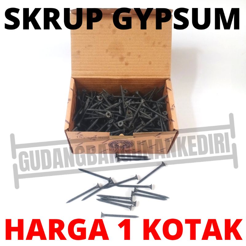 sekrup skrup gypsum gipsum baja drywall 3/4&quot; 1&quot; 1 1/4&quot; 1 1/2&quot; 2&quot; royce million