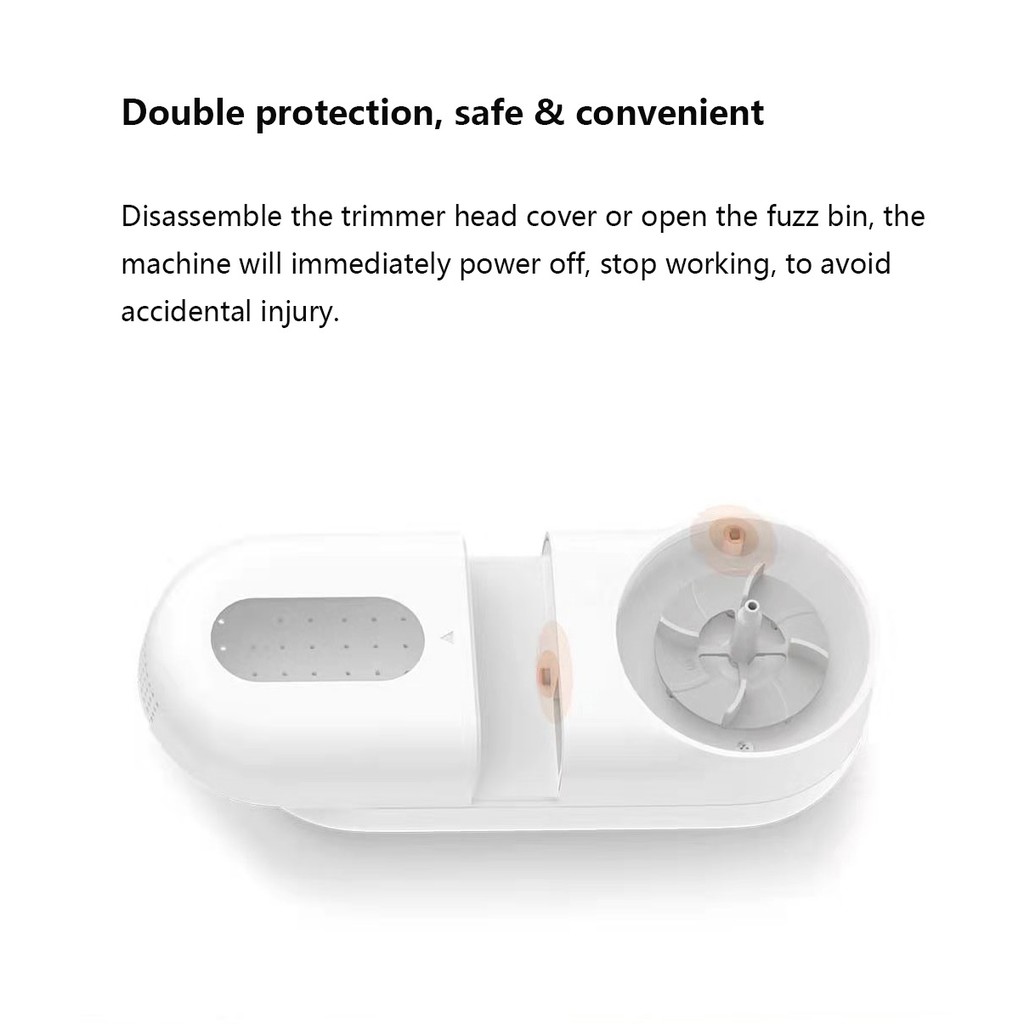 XIAOMI MIJIA Fuzz Trimmer Mini Portable Lint Remover - MQXJQ01KL - Alat Pembersih Pakaian Dari Wol