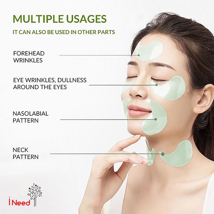 (INEED) BPOM BIOAQUA Eye Mask Moisturizing Masker Mata 7.5gr Memudarkan Kerutan Mata