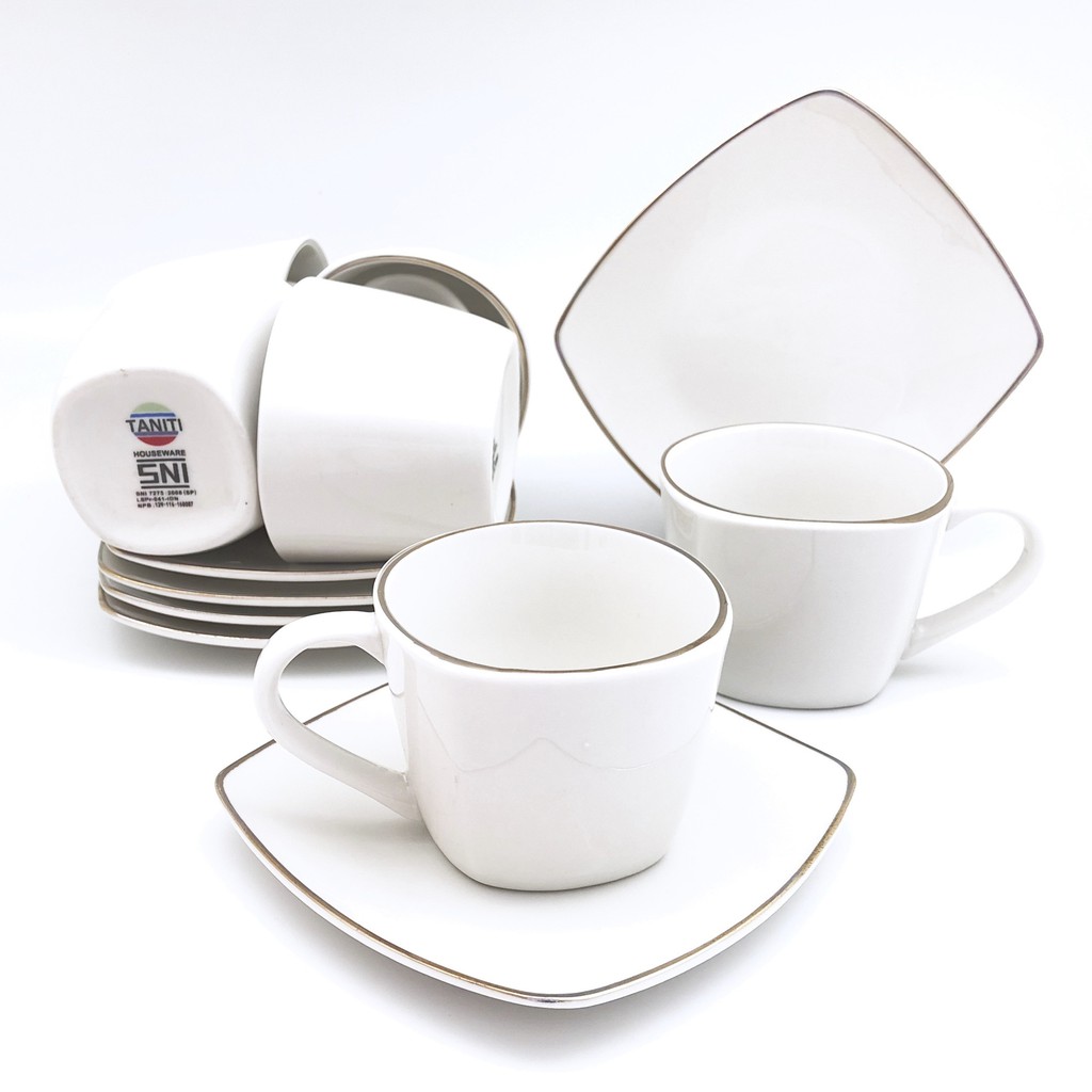 Cangkir Set Keramik List Emas Cangkir Teh Cangkir Kopi Cangkir Set Keramik List Emas Cangkir Teh Cangkir Kopi