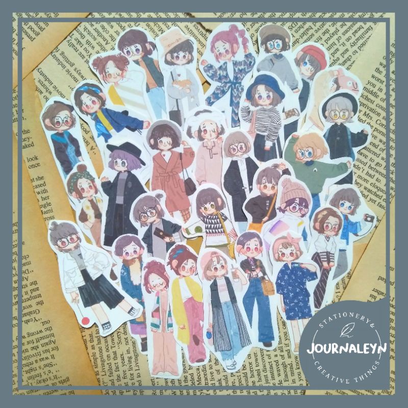 

30pcs Cute Girl Sticker Pack