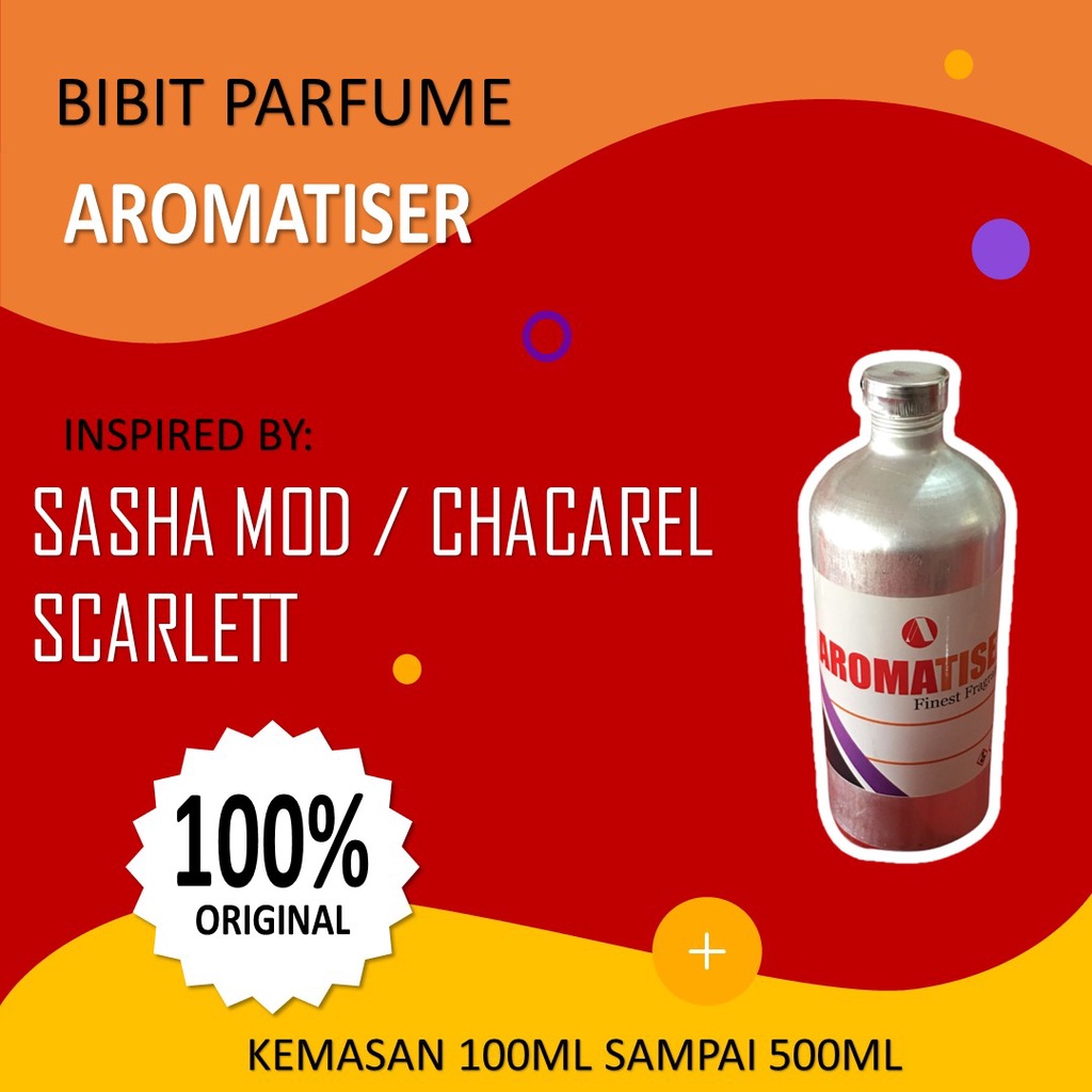 Bibit Parfum AROMATISER SASHA searah dengan CACHAREL SCARLET