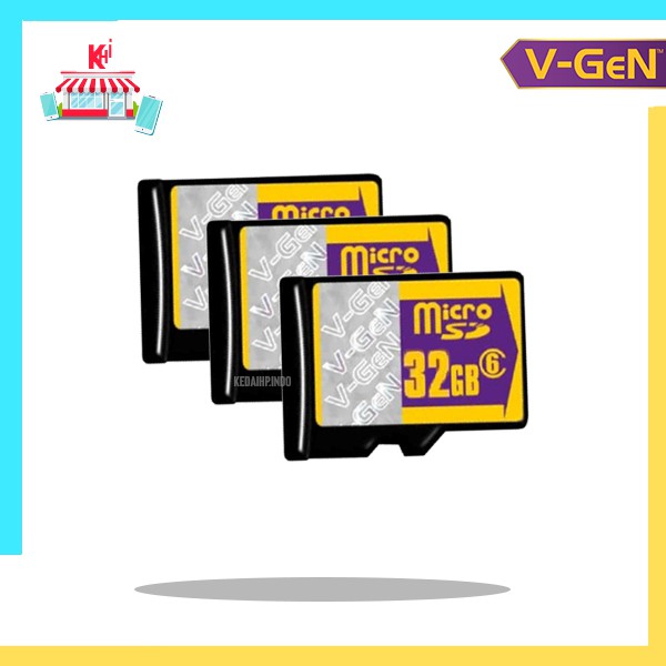 Memory Card V-Gen Vgen 32GB Class 6 Memori Hp Kartu Micro SD