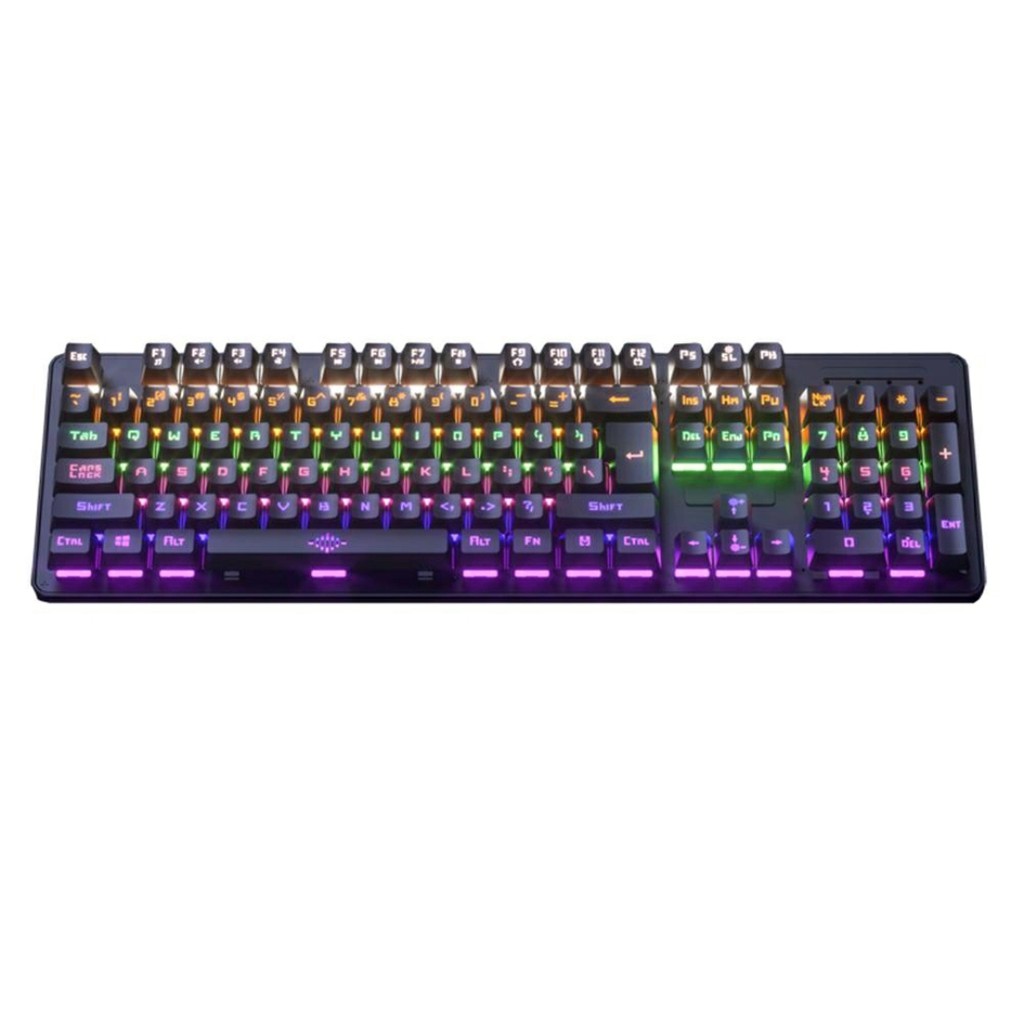 Keyboard Gaming Mechanical RGB Backlight True Mechanic With Numeric