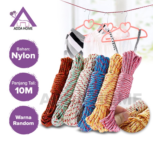 Adda Home - Tali Jemuran Baju Tali Gantungan Nylon 10meter