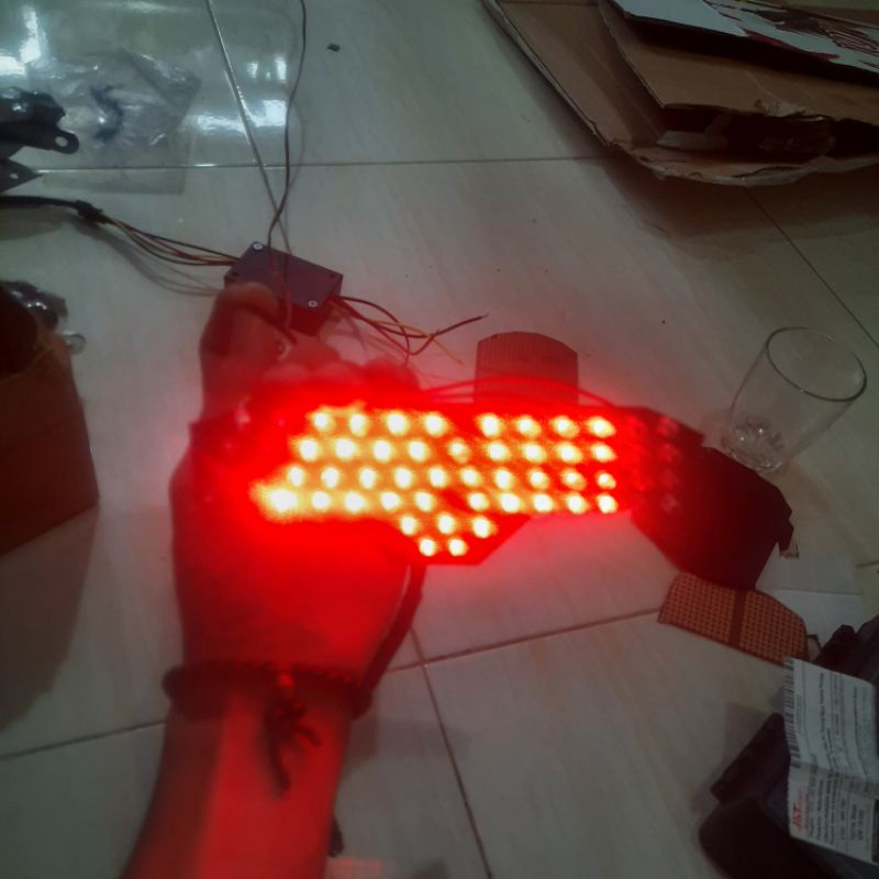 stoplamp running vario 125.150 new/13 mode/rem kedip &amp; stay led 4 baris