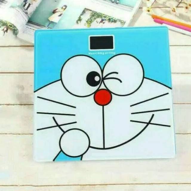 EM Timbangan  Digital Badan Motif Doraemon