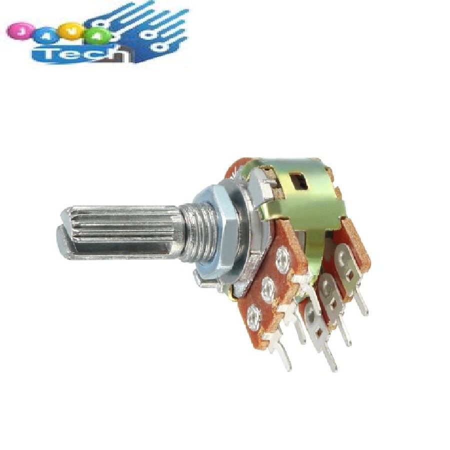 Potensiometer Stereo - Potentiometer 5k 10k 20k 50k 100k