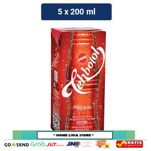 

Sosro Teh Botol 5 x 200 mL