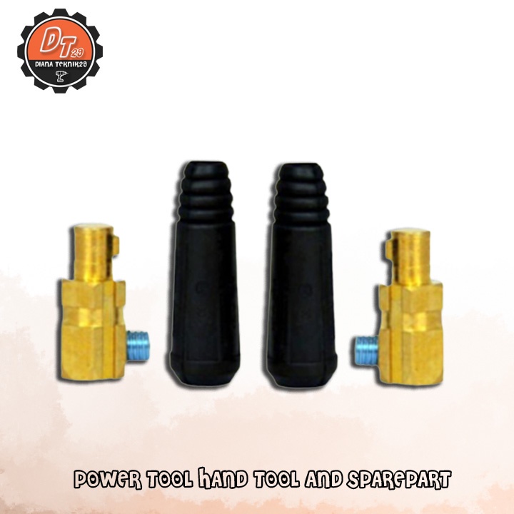 CONECTOR TRAVO LAS MALE 10 - 25MM / KABEL SOKET UNTUK TRAVO LAS