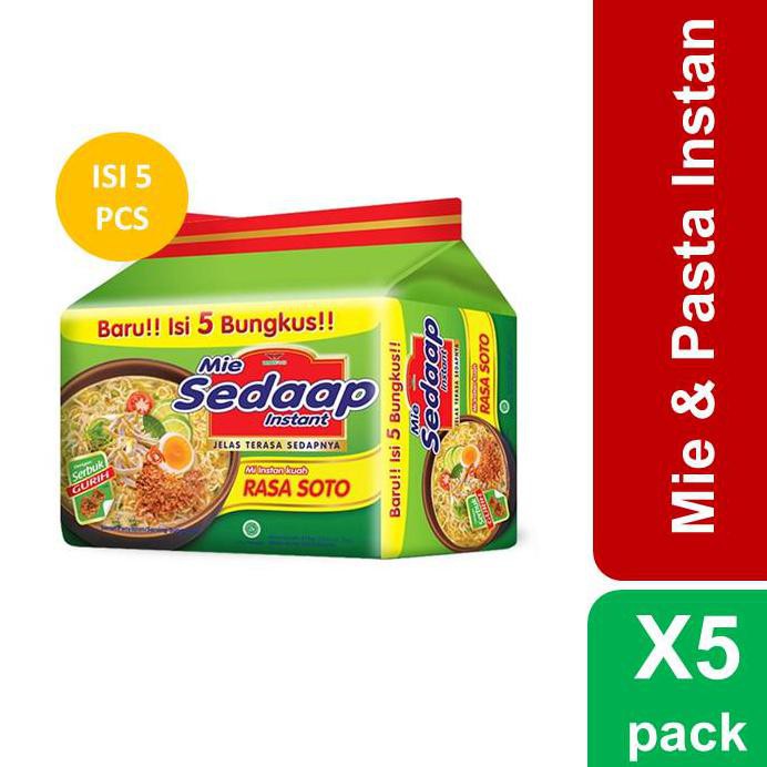 

{BISA COD} Mie Sedaap Soto 75gr isi 5 x 5 pack KOMPLIT [Kode 1|Kode 2|Kode 3|Kode 4|Kode 5|Kode