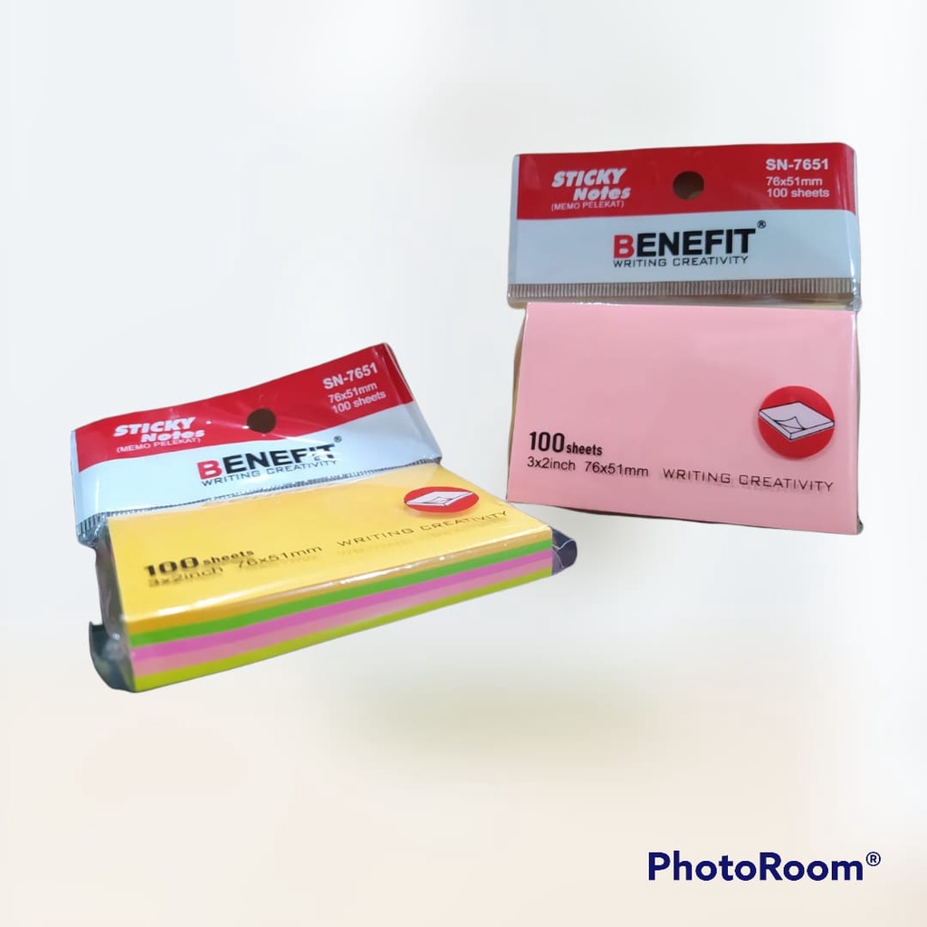

STICK NOTE BENEFIT SN 7651T TUMPUK