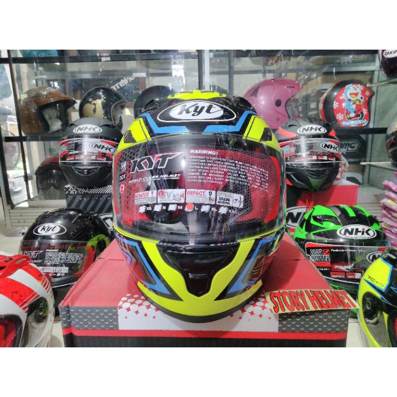 Helm fullface KYT RC 7 motip