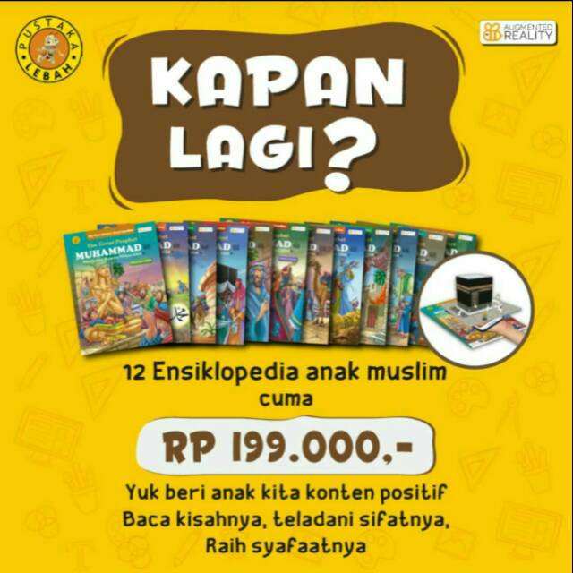 Ensiklopedia anak muslim - set - buku