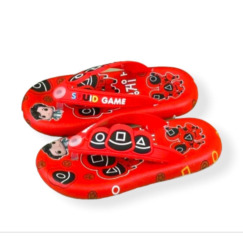 SANDAL JEPIT ANAK LAKI LAKI SANDAL JEPIT ANAK COWOK MOTIF IMPORT TERBARU NYAMAN SANDAL JEPIT ANAK KARET JELLY MOTIF SGUAT GAME
