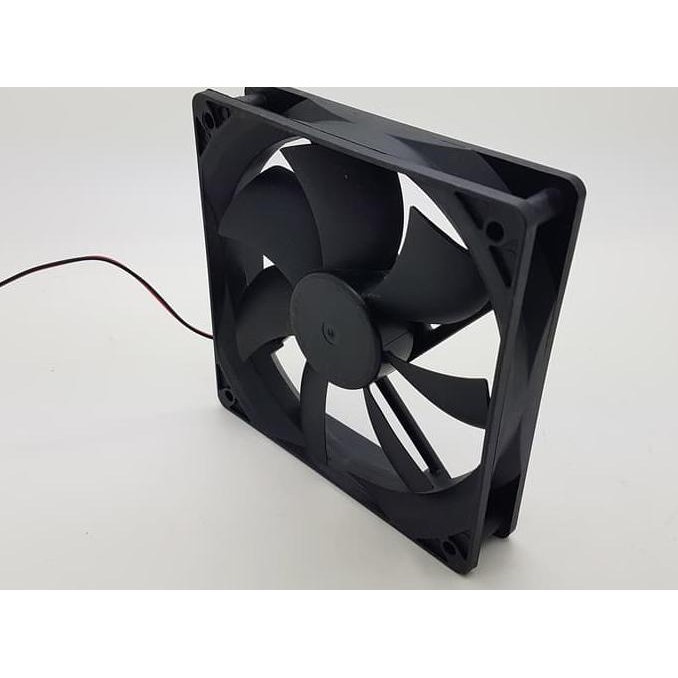 Kipas Cooling Fan DC 24 Volt 2 Wire 120x120x25mm 24V 12cm 12 cm 24V