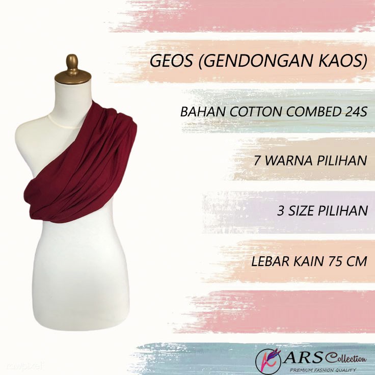 Gendongan Bayi Kaos Geos Premium Series