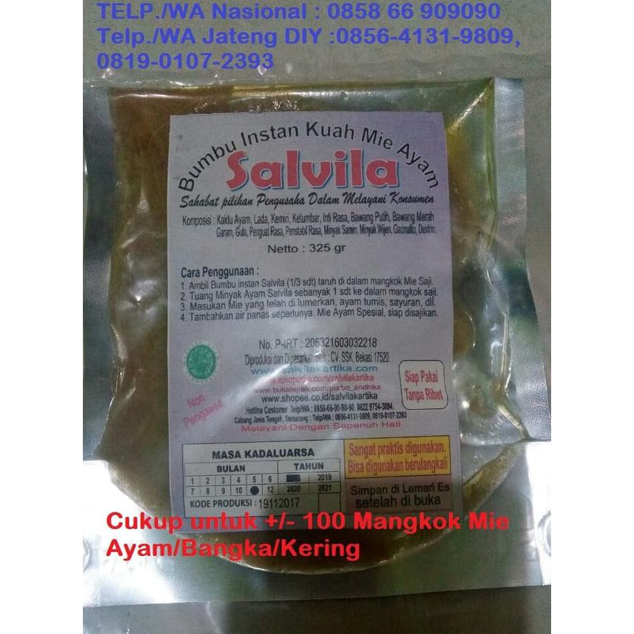

(Jual!!) BUMBU INSTAN KUAH MIE AYAM