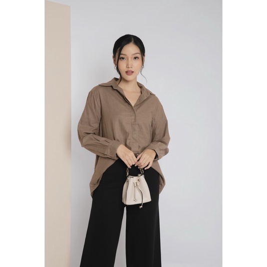 Arqelclo - Hara Oversize Shirt - Kemeja Unisex