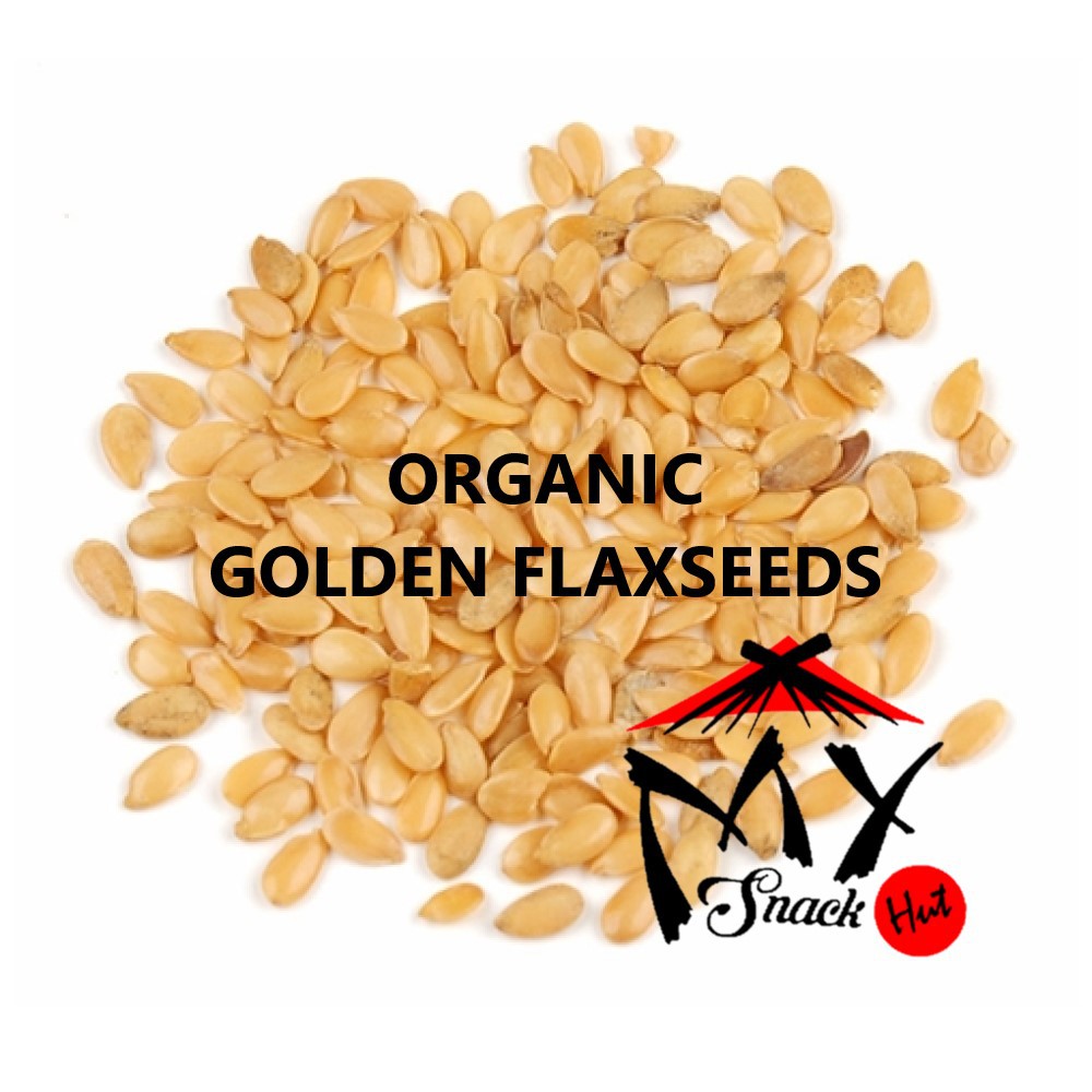 FLAXSEEDS 50GR - GOLDEN BROWN FLAX SEED FLAXSEED ORGANIC BIJI RAMI COKLAT COKELAT KUNING ORGANIK