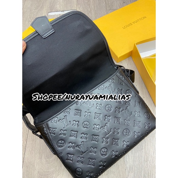 tas selempang pria louis Vuitton kulit asli import mesengger bag men lv