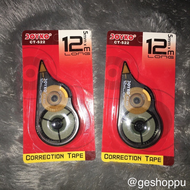 

[NEW] Joyko Correction Tape 12m