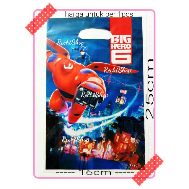 

Plastik snack ulang tahun karakter big hero 6