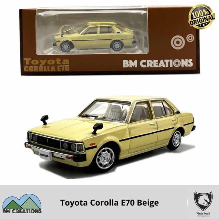 Bm Creations 1/64 Toyota Corolla E70 Beige Bmc By Eastern