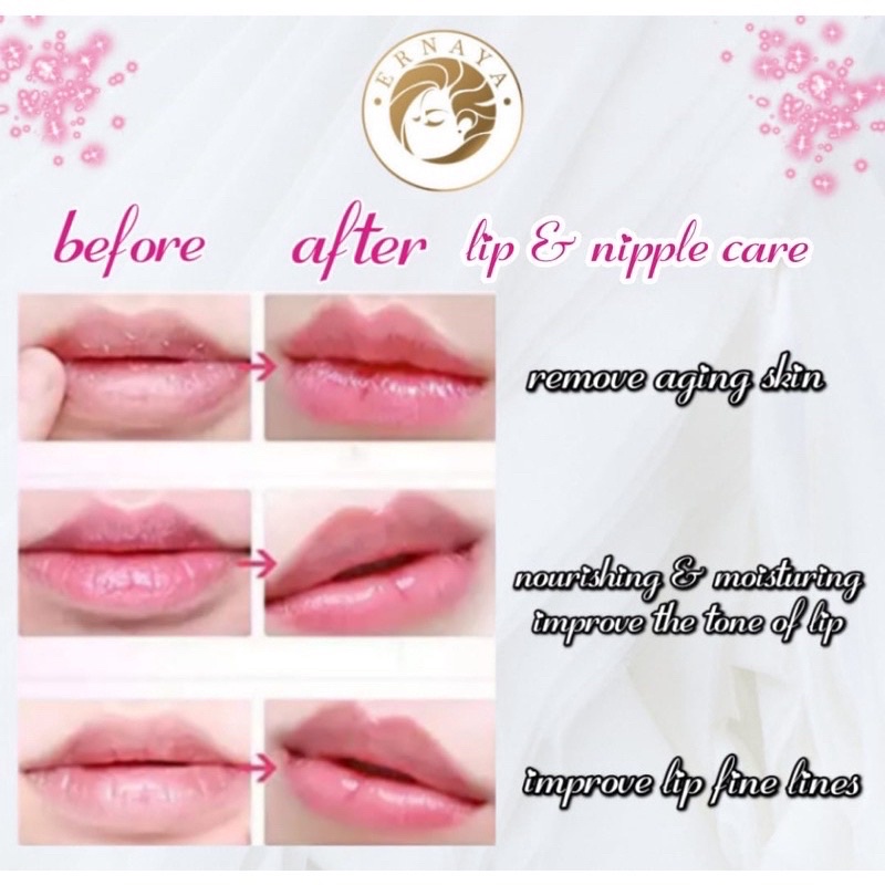 ERNAYA CREAM PEMERAH PENCERAH BIBIR DAN PUTING PERMANEN BPOM / LIP AND NIPPLE CARE